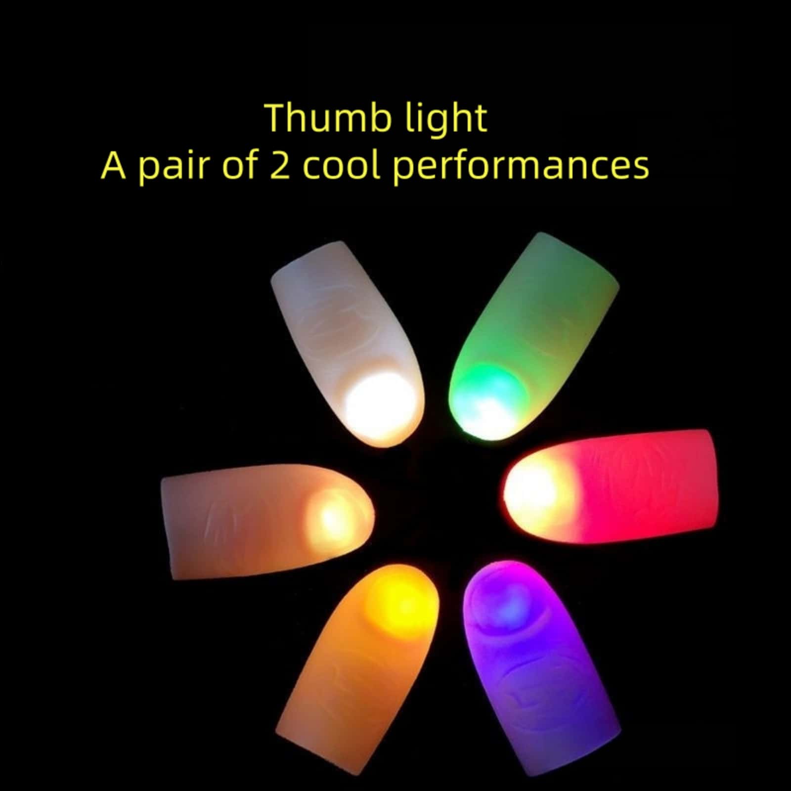 Magic props: Thumb lamp sensor light-emitting finger sleeve - Image 4
